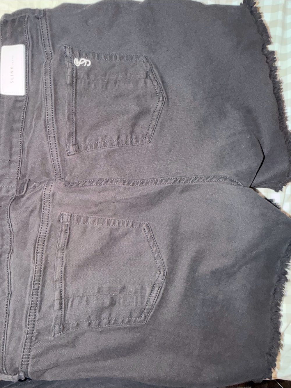 Slink Women’s Black Frayed Hem shorts - Picture 5 of 5
